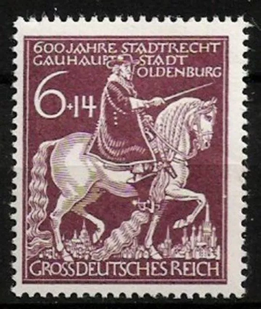 Deutsches Reich Nr.907 ** Oldenburg 1945, postfrisch