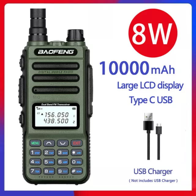18W BAOFENG UV-9R PLUS VHF UHF WALKIE TALKIE DUAL BAND TWO WAY RADIO IP68  LOT