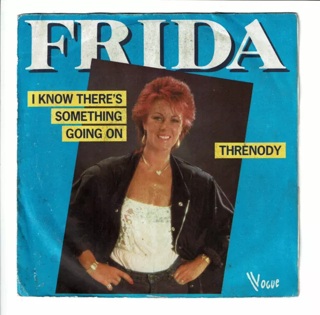 Frida Vinilo 45 RPM 7" Sp i Know THERE'S SOMETHING GOING ON -threnody -vogue