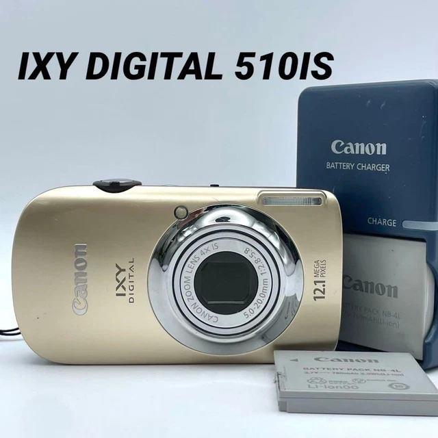 CANON IXY DIGITAL 510 IS Gold Compact Digital Camera Tested