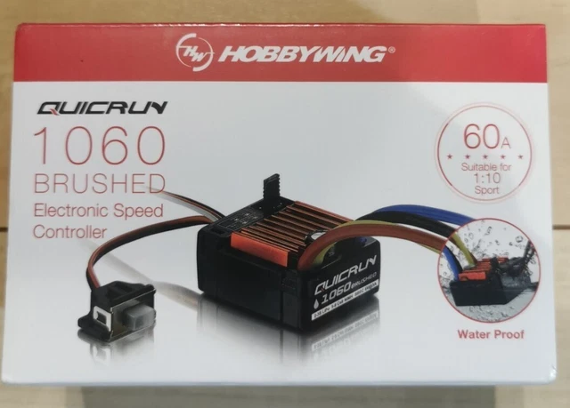 Hobby Wing QuicRun Wasserdicht 60A ESC Elektronischer Regler Gebürsteter Drehzah