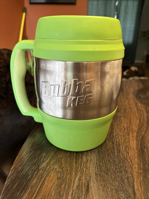 Bubba Keg 52 oz Insulated - HTF - "Lime Green" - Travel Mug - Preowned , Clean