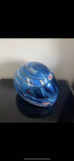 Bell KC7-CMR Snell-FIA Go Kart Racing Helmet Champion Blue