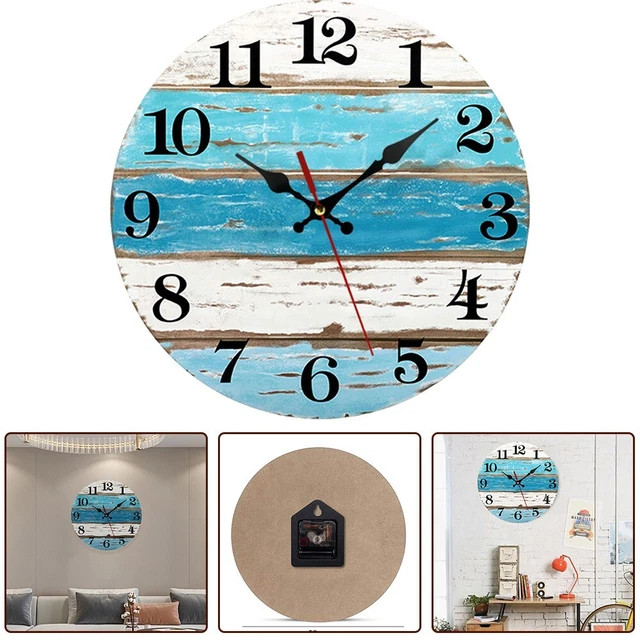 Horloge Murale Numérique Silencieuse 25,4 Cm – Sans Tic-tac – À Piles (1 AA Non Fournie) – Design Moderne Pour Salon, Cuisine, Bureau