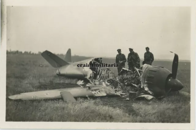 Orig. Foto franz. Beute Flugzeug Wrack Bloch zerstört in Frankreich 1940