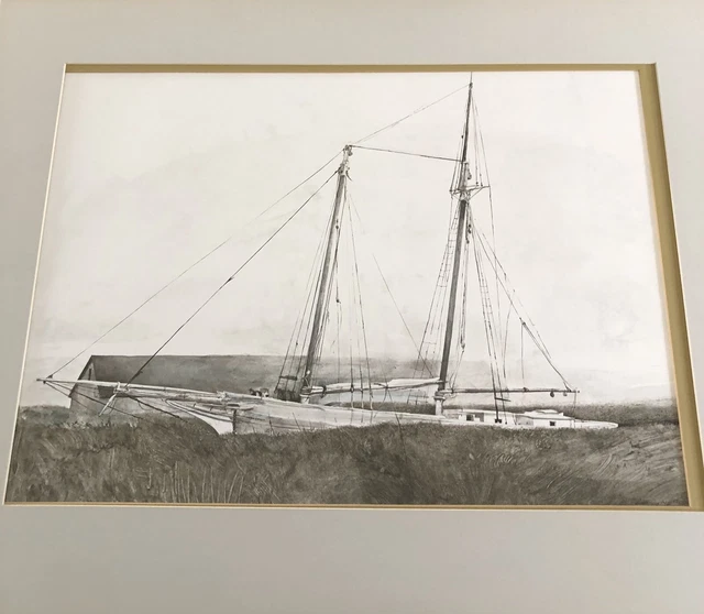 Andrew Wyeth "The Slip" Limited Edition 1977 Lithograph