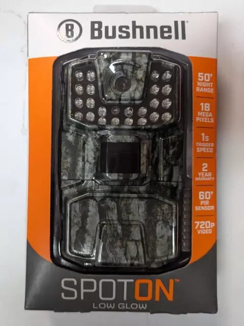 Bushnell SPOT ON Low Glow 50' Range 18MP Trail Camera #66061WM BRAND NEW