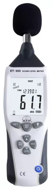 Sound Level Meter, Data Logging, Accuracy Db 1.4Db, Ope For Velleman Instruments