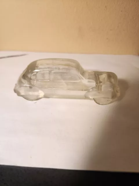 Vintage 1930s Clear Glass Candy Car