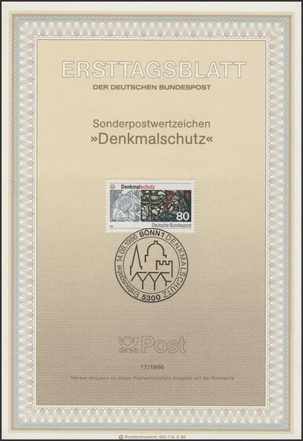 ETB 17/1986 Denkmalschutz
