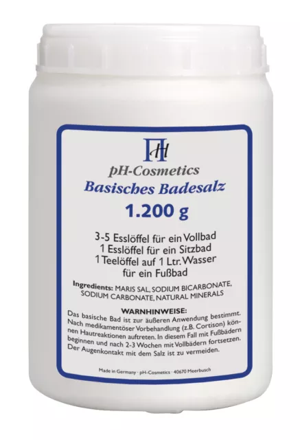 Basisches Badesalz (1200g) - pH-Cosmetics