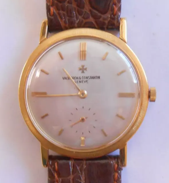 Vacheron & Constantin Geneve 18 Jewel 18k Yellow Gold Case, Classic Man's Watch 2