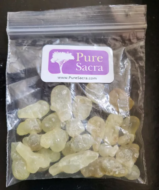 LOW START !!! 10 grams Royal Green Hojari Frankincense Incense Resin