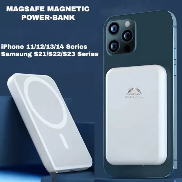 Apple iPhone 15 14 13 12 Max Magsafe Power Bank 10000mAh  Samsung S21 S22 S23