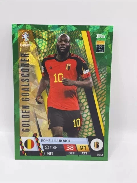 Set Complet De 62 Cartes Topps Match Attax EURO 2024 - Cartes Foil Hero & Captain, Édition 2024