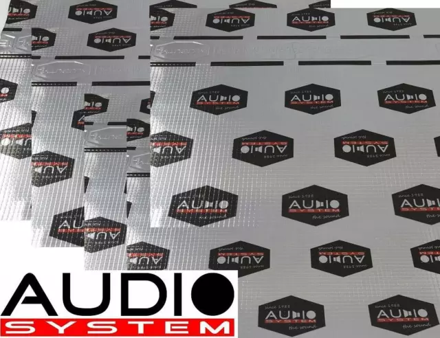 Système Audio Alubutyl 1500 Alubutyl Isolation Forte Alu - 2 Pièce =0,6m ²