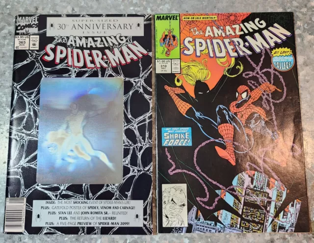 Amazing Spider-Man #310 & #365 1st 2099 Appearance MacFarlane Newsstand