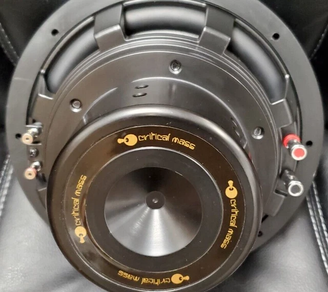 CRITICAL MASS 8'' Sub Best Subwoofer Audio Jl Orion Kicker Alpine Dc