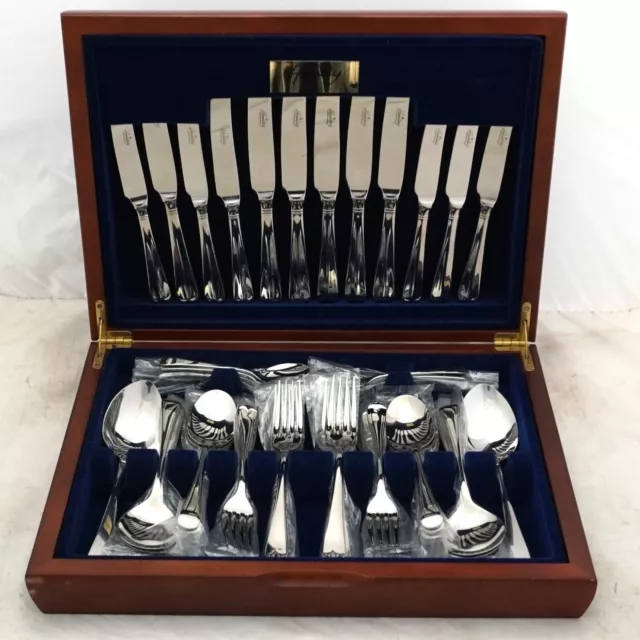 OLD ENGLISH Design HOUSLEY 18/10 Stainless Steel 44 Piece Canteen of Cutlery Set