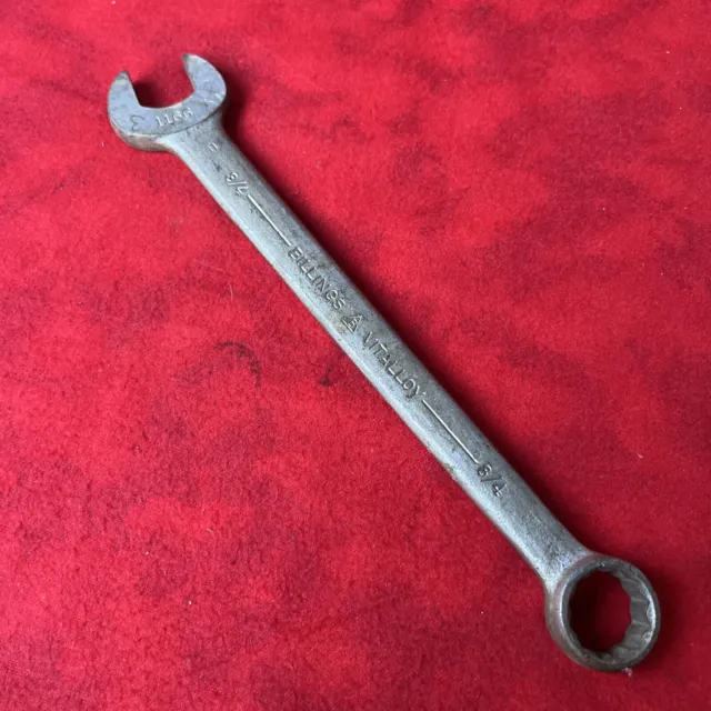 VINTAGE BILLINGS VITALLOY 1166 COMBINATION WRENCH 3/4 (t63