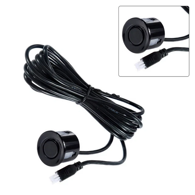 AUTOUTLET Retroceso Trasero Radar Aparcamiento Sensor Sistema DC 12V 4 Sensores Kit Audio