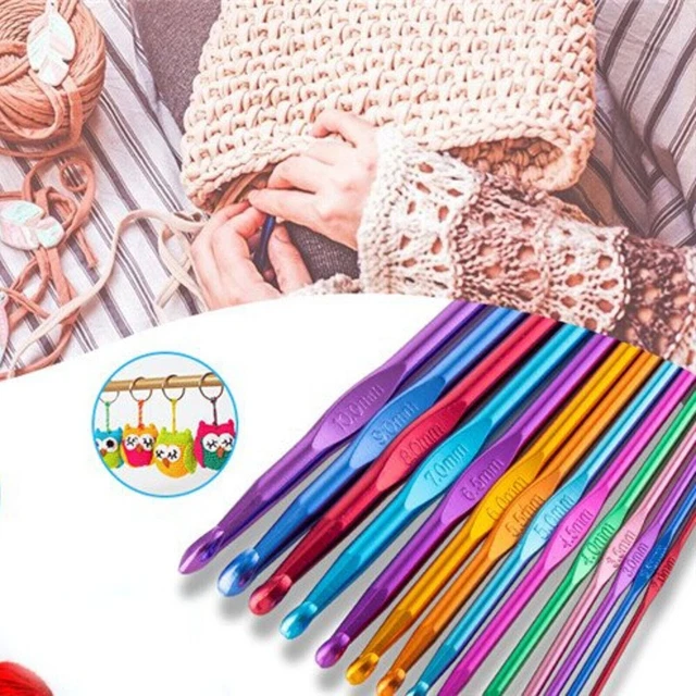 Ensemble de tricot aiguille crochet poignée métallique haute qualité aluminiu