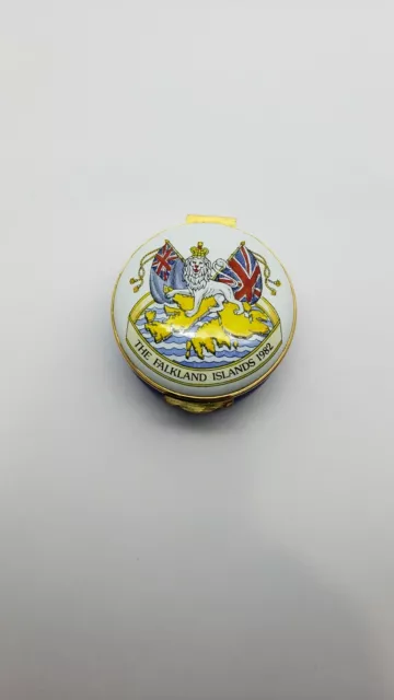 Crummles & Co. Enamel Box - The Falkland Islands 1982, England