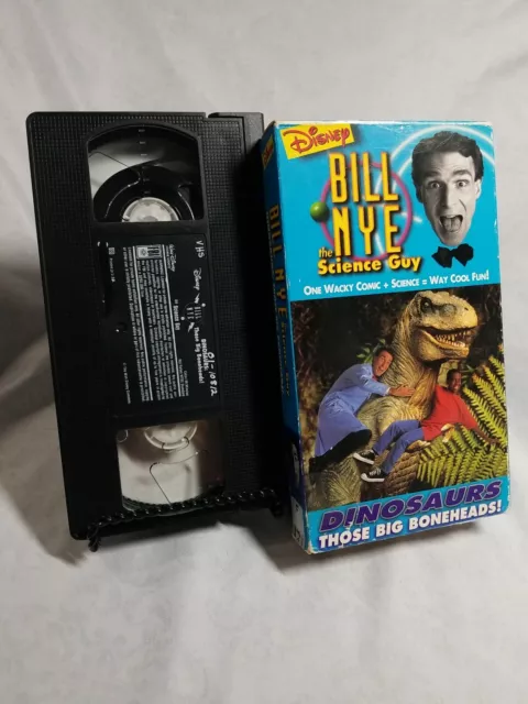 BILL NYE THE Science Guy: Dinosaurs - Those Big Boneheads (VHS, 1994 ...