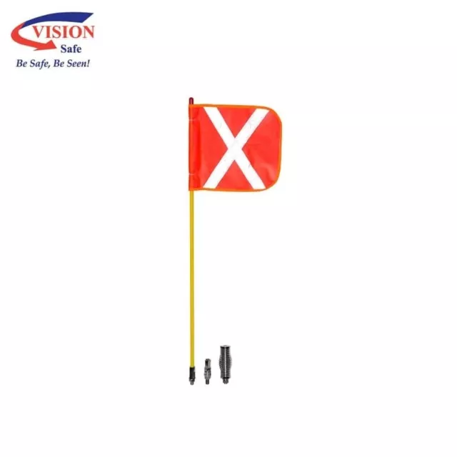 VISION SAFE Mine Flag / Whip Aerial 1.2m