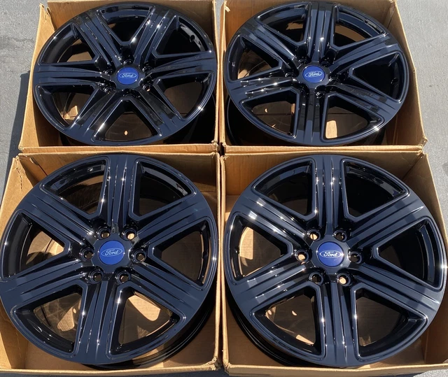 20& FORD F150 Factory Wheels Gloss Black Rims OEM JL341007CB 10172