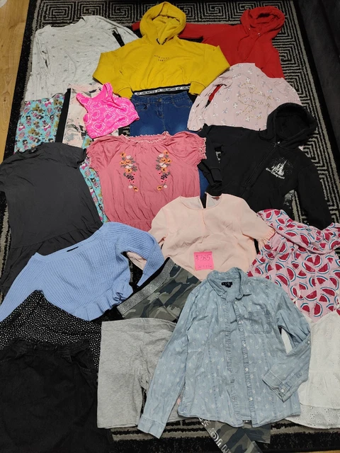 #385-XXL Enorme pacchetto di vestiti per ragazze 10-11 anni NEXT PRIMARK F&F H&M TED.B DISNEY