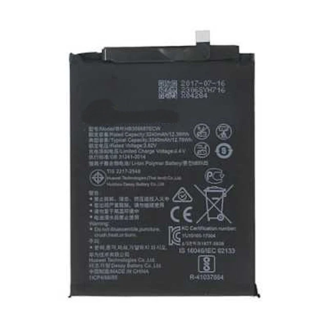 Battery HB396285ECW Compatible With Huawei Honor 10, P20, (Li-Polymer, 3.82 V, 3400 MAh, Original (PRC)) - All Spares - Foto 4