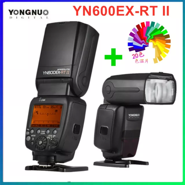 YONGNUO YN600EX-RT II  Wireless Flash light Speedlite TTL HSS For Canon Cameras