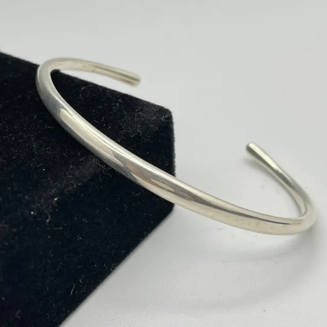 Kendra Scott 925 Solid Sterling Silver Meg Cuff Bracelet Designer Minimalist