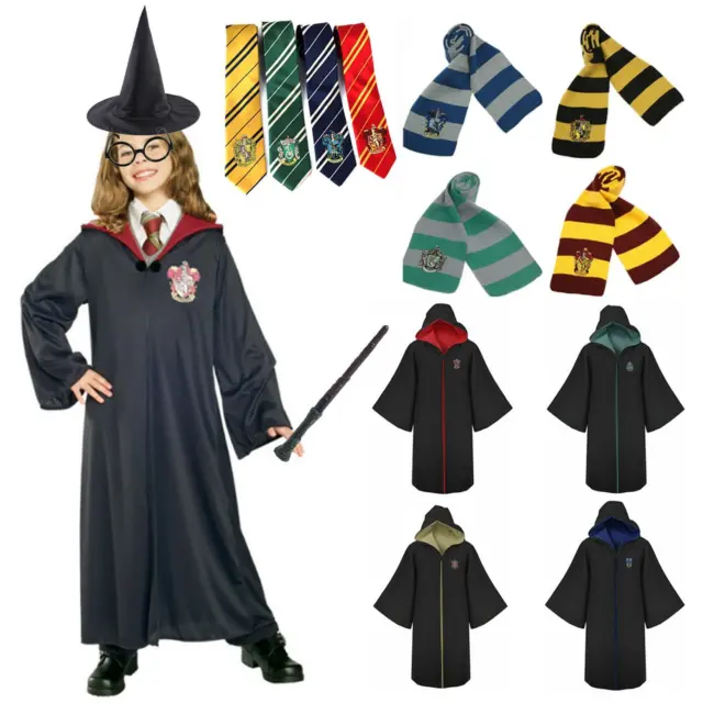 6 pz set costume mantello costume da mantello mago bambini Harry Potter Grifondoro cosplay