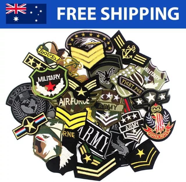 Military / Army Embroidered Patches for Embroidery Cloth Patch Badge Iron Sew On