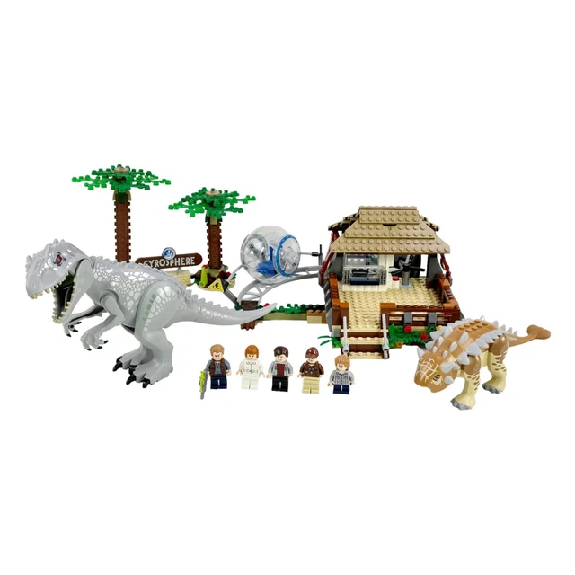 LEGO JURASSIC WORLD 75941 Indominus Rex vs Ankylosaurus 100 Complete