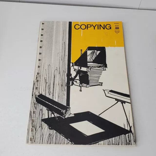 VTG Copying Black White Color A Kodak Publication Pamphlet 1969 Pocket Guide