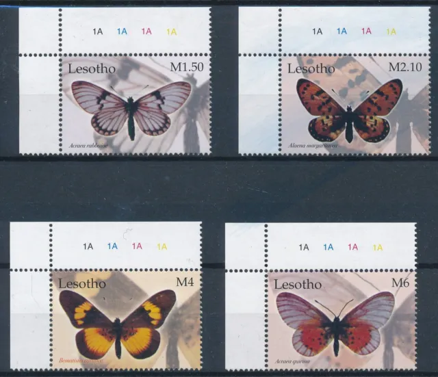 [BIN18553] Lesotho 2004 Butterflies good set very fine MNH stamps