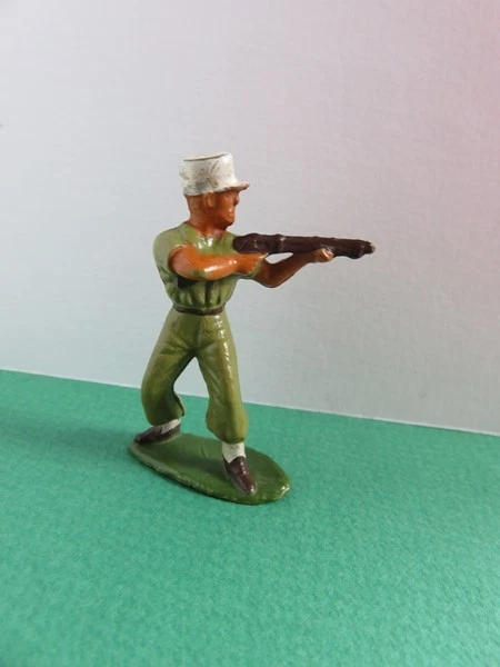Figurine JRD France 1935 – Soldat Légionnaire Couché Avec Fusil 13.5cm