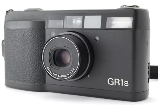 LCD Works!【N MINT++】 Ricoh GR1s Black Point & Shoot 35mm Film Camera From...