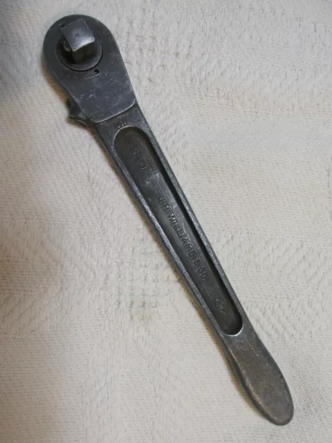 Vintage J.H. Williams S-50 1/2" Inch Drive Ratchet Push Through Made in USA