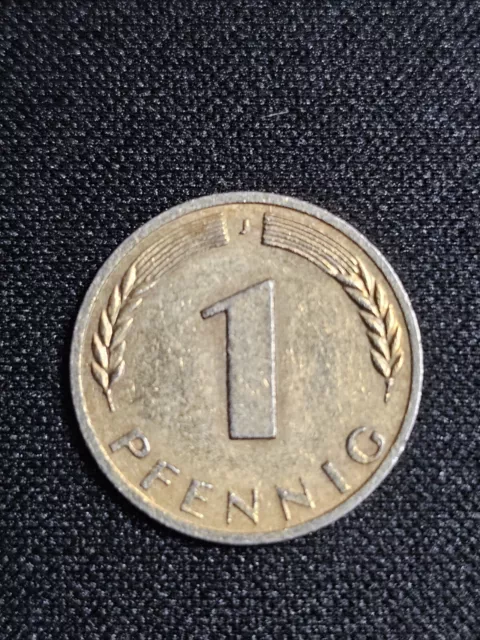 1 pfennig 1950 j