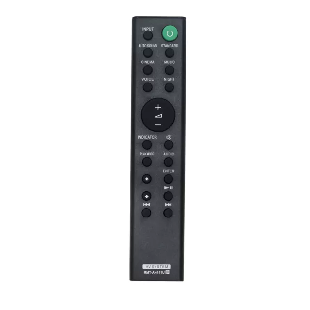 RMT-AH411U Remote Replace for Sony Soundbar Speaker System HT-S100F HTS100F