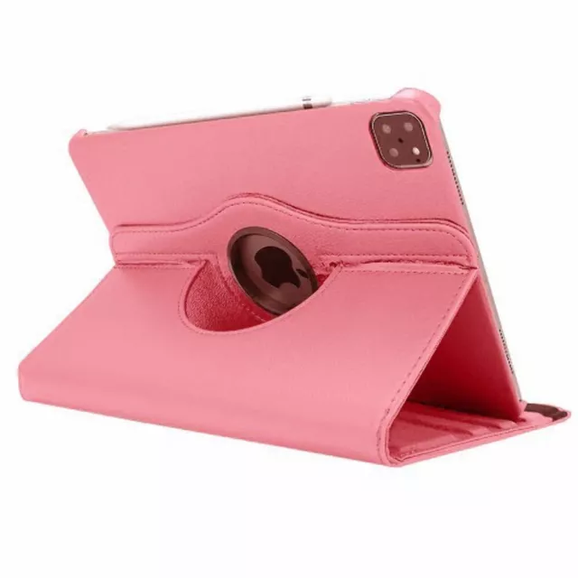Leather Flip Portfolio Stand Case Cover LIGHT PINK for iPad Pro 11" 2020/Air 4