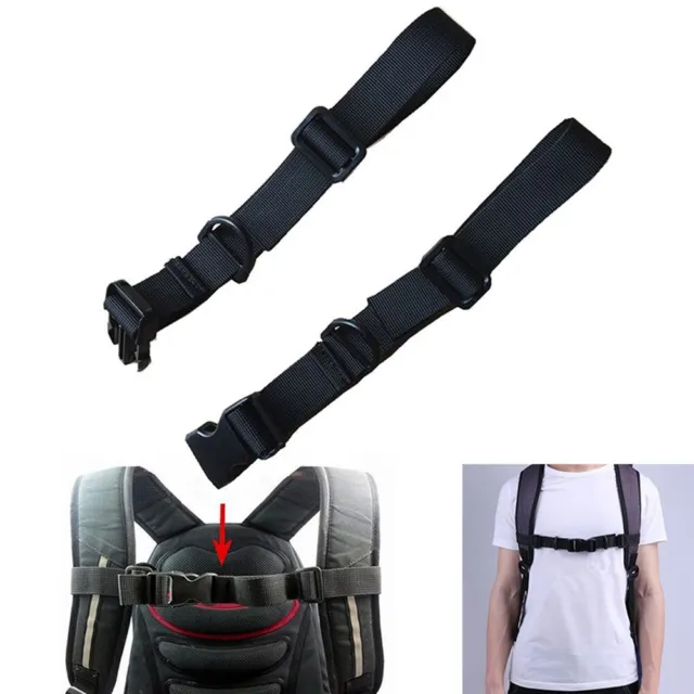 Vest Buckle Clip Strap Nylon Harness Adjustable Backpack Webbing Sternum Sale