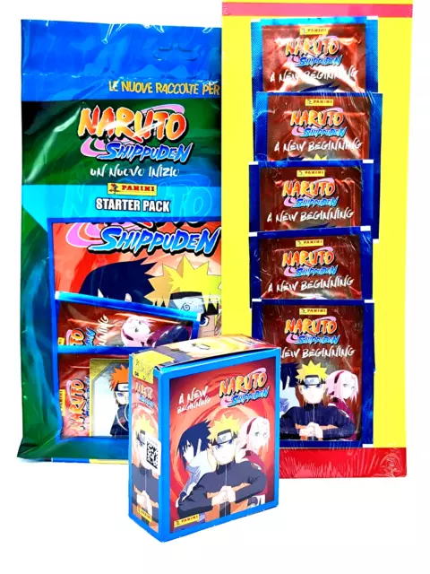 Álbum de pegatinas Naruto Shippuden un nuevo comienzo + 40 paquetes de...