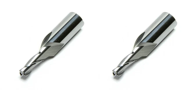 *2Pcs* Of 2.8mm 7/64'' 0.112'' 3 Flutes Solid Carbide End Mill Hanita L=27mm