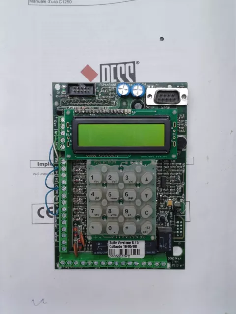 CENTRALE ANTIFURTO PESS GSM mod.SUITE