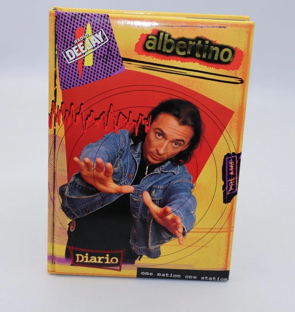 Radio Deejay Albertino raro diario 1996 nuovo Auguri Mondadori